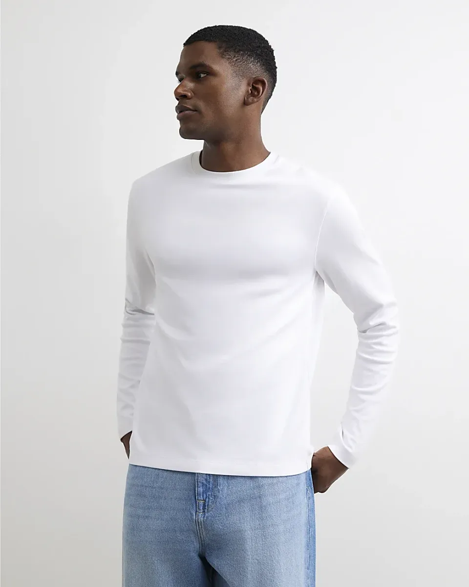 Slim Fit Crew Neck Midweight T-Shirt