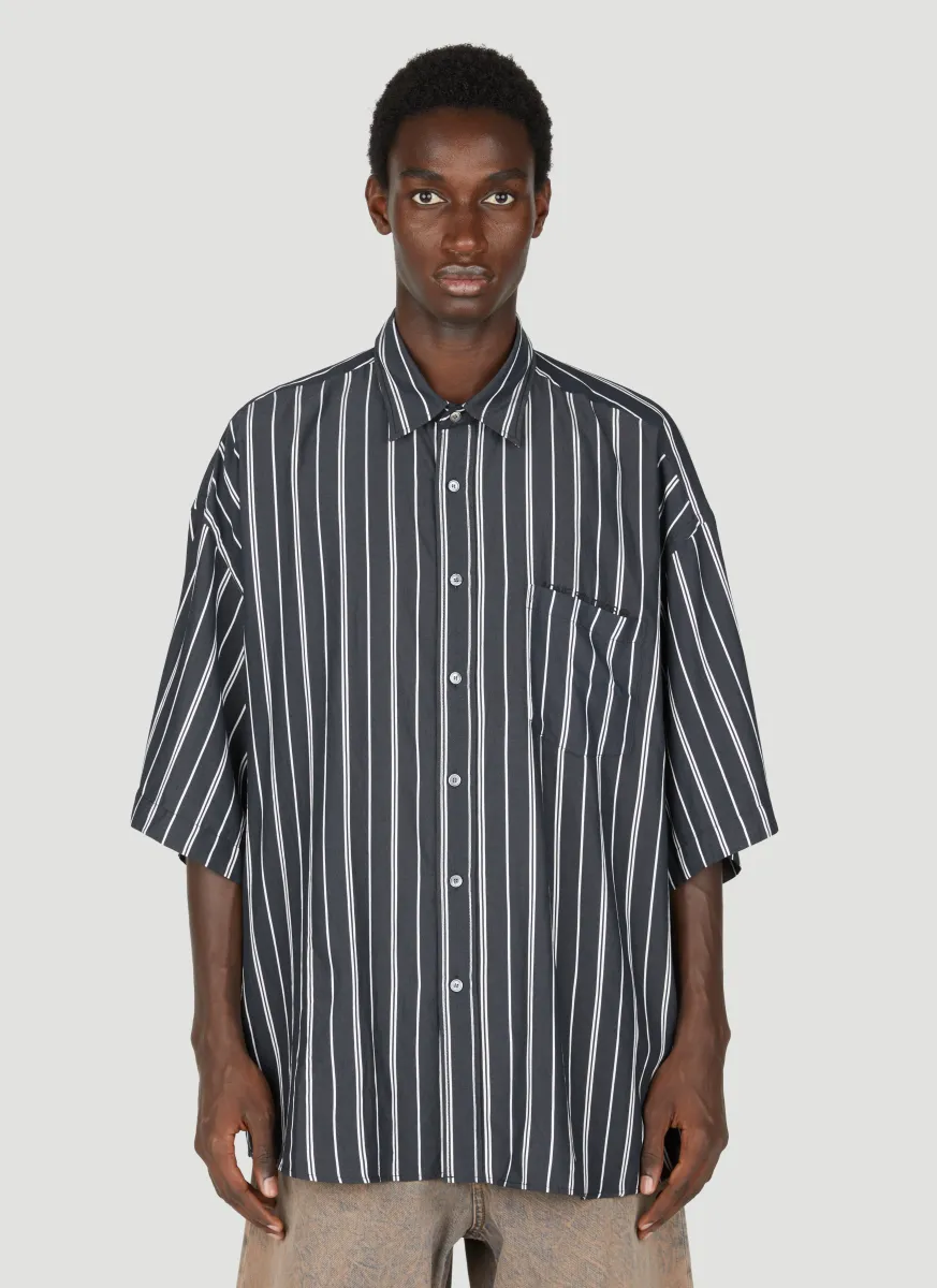 Stripe Short Sleeve Shirt
