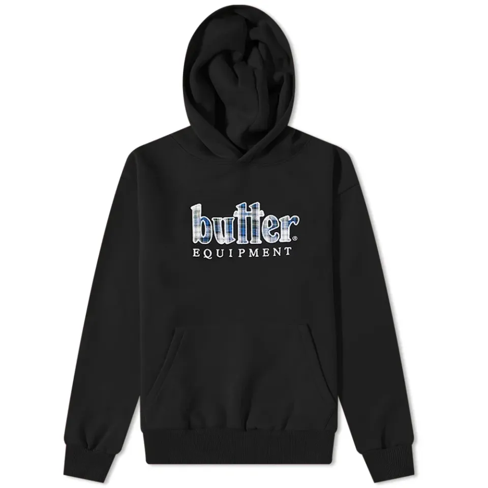 Plaid Applique Hoody