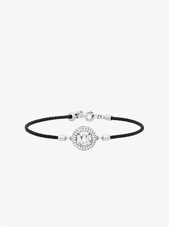 Pavé Logo Corded Bracelet