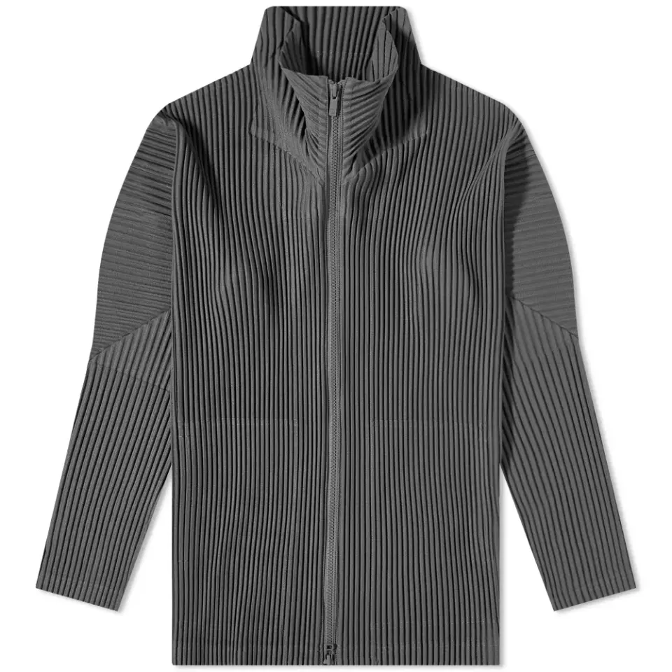 Coloured Pleats Spot Blouson