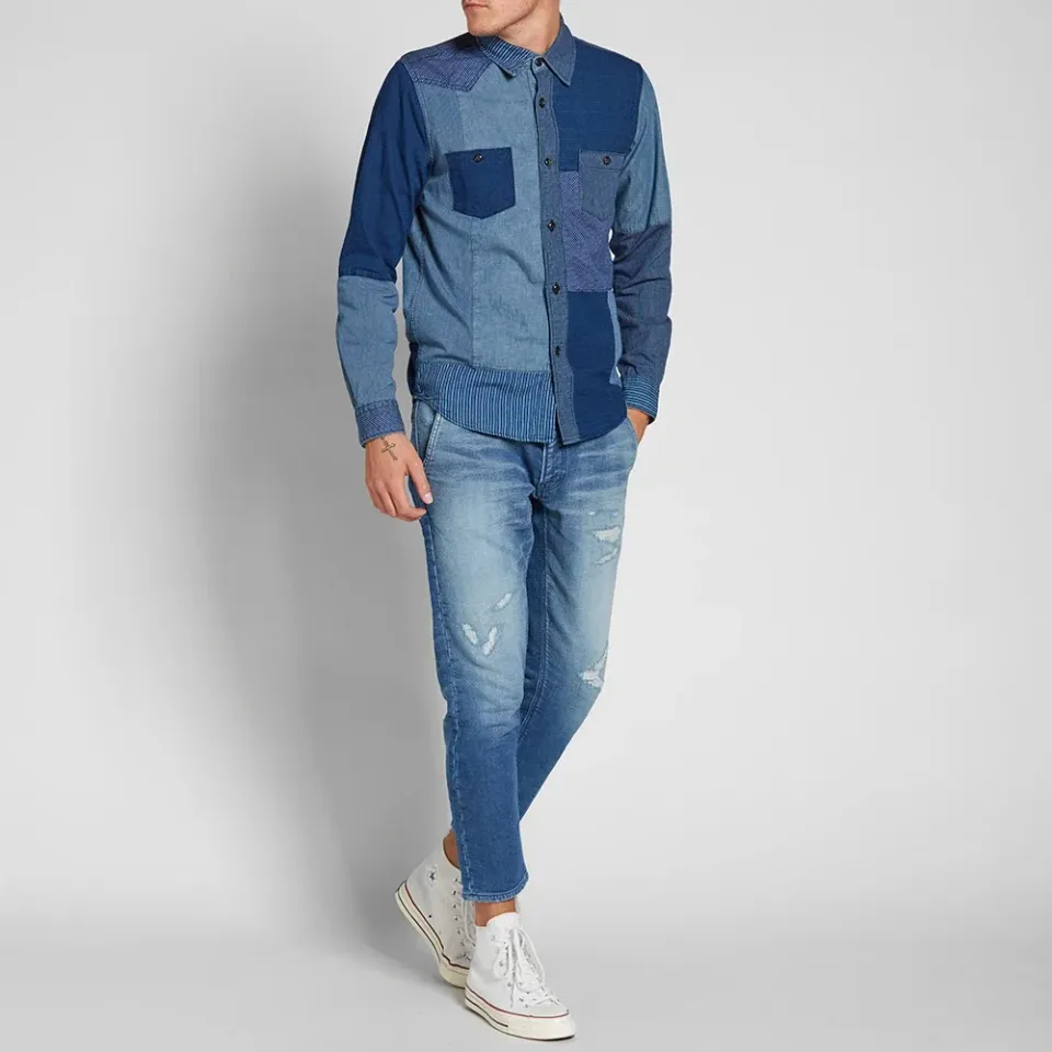 Boro Stretch Cropped Jean