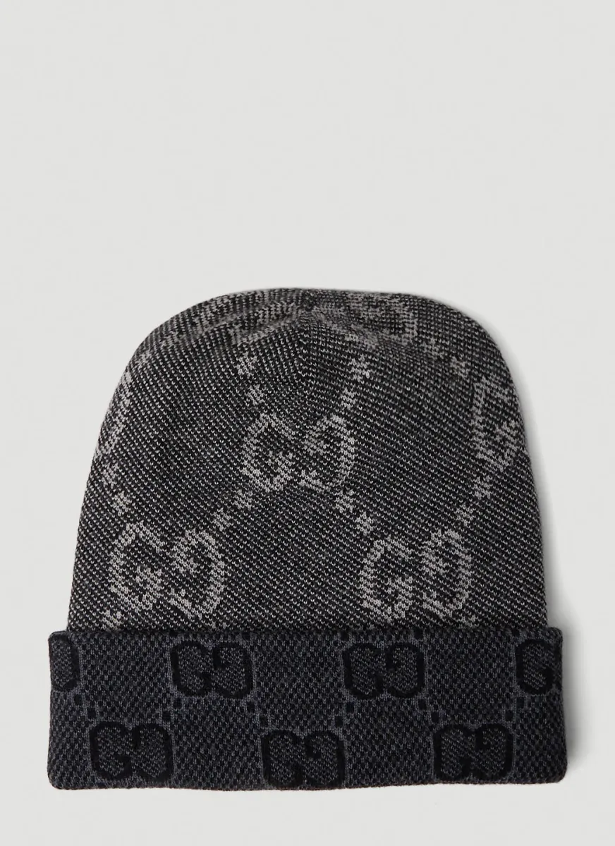 GG Motif Beanie Hat