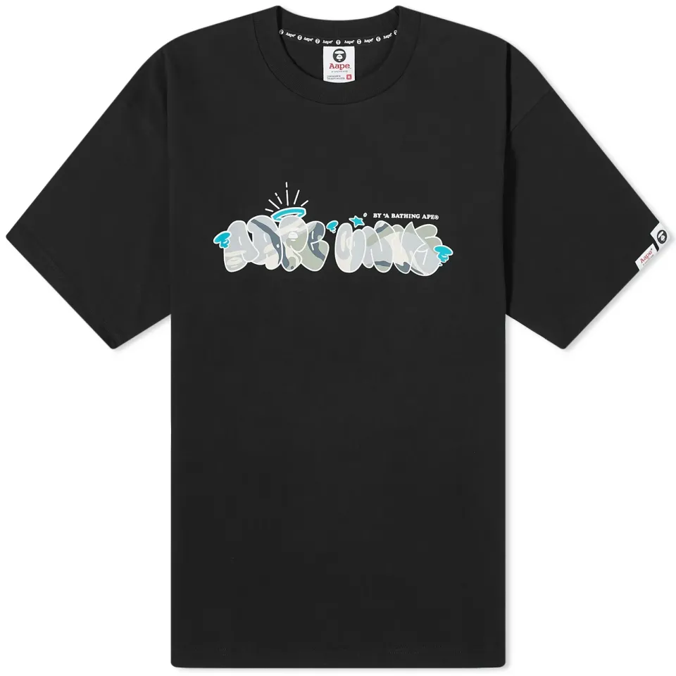 AAPE Virgil Font Khn Camo T-Shirt