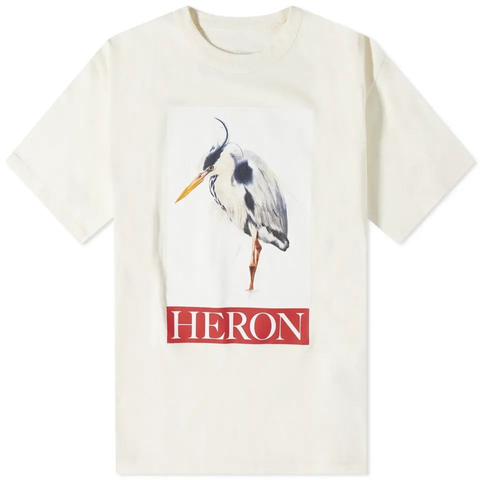 Heron Bird Painted T-Shirt