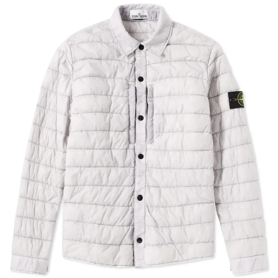 Garment Dyed Micro Yarn Shirt Jacket