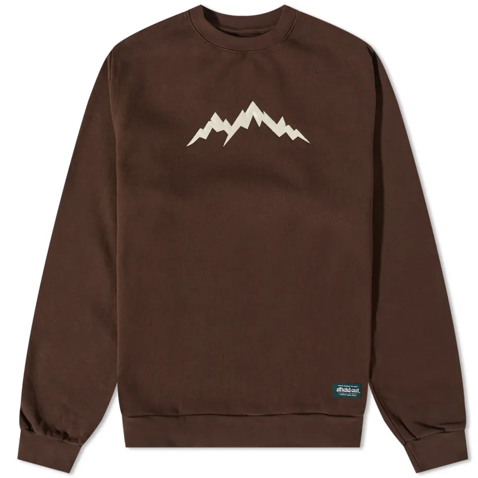 Alp Applique Crew Sweat