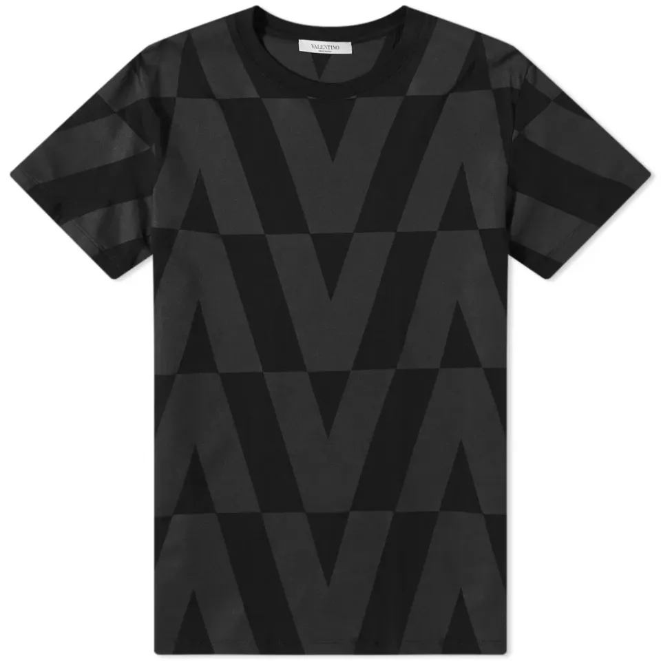Tonal Optical Logo T-Shirt