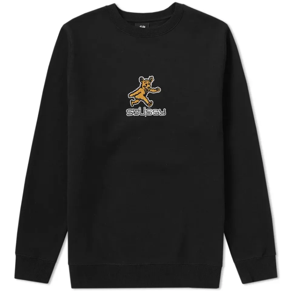 Bear Applique Crew Sweat