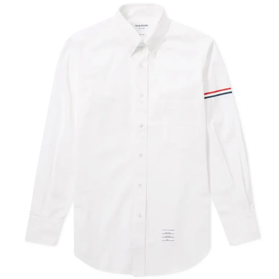 Arm Band Button Down Oxford Shirt