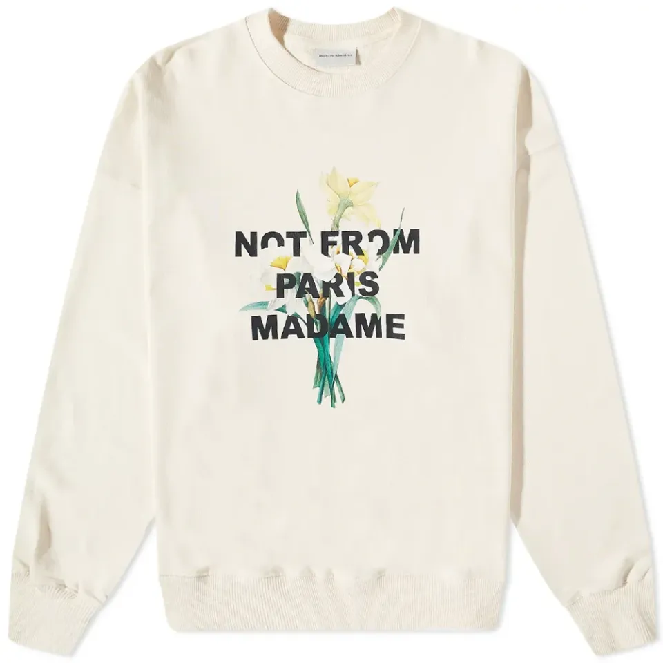 Drôle de Monsieur Not From Paris Floral Crew Sweat