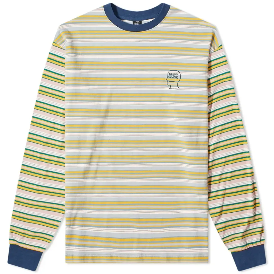 Long Sleeve Nineties Block Stripe T-Shirt
