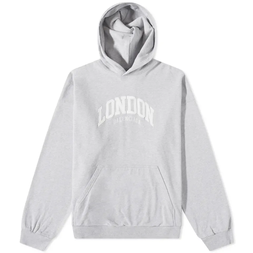 Wide Fit London Logo Popover Hoodie
