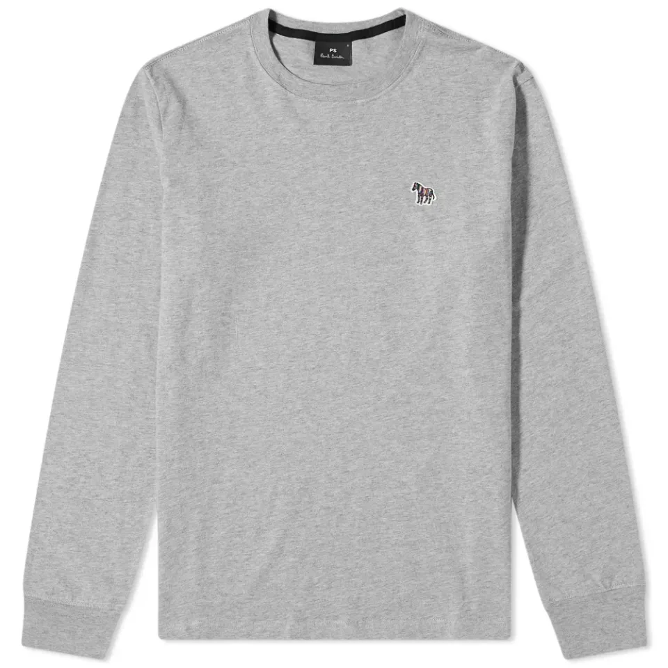 Long Sleeve Zebra Logo T-Shirt