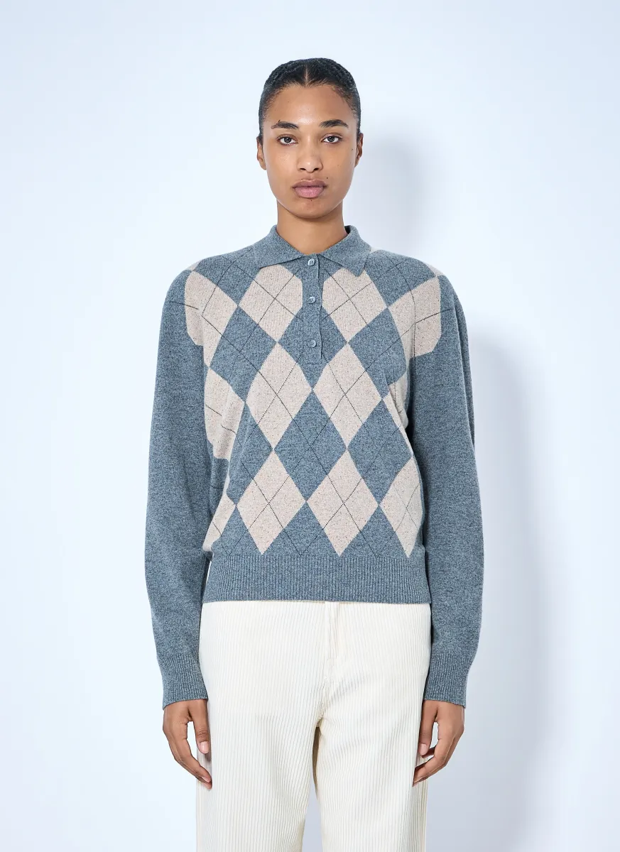 Argyle Mouliné Polo