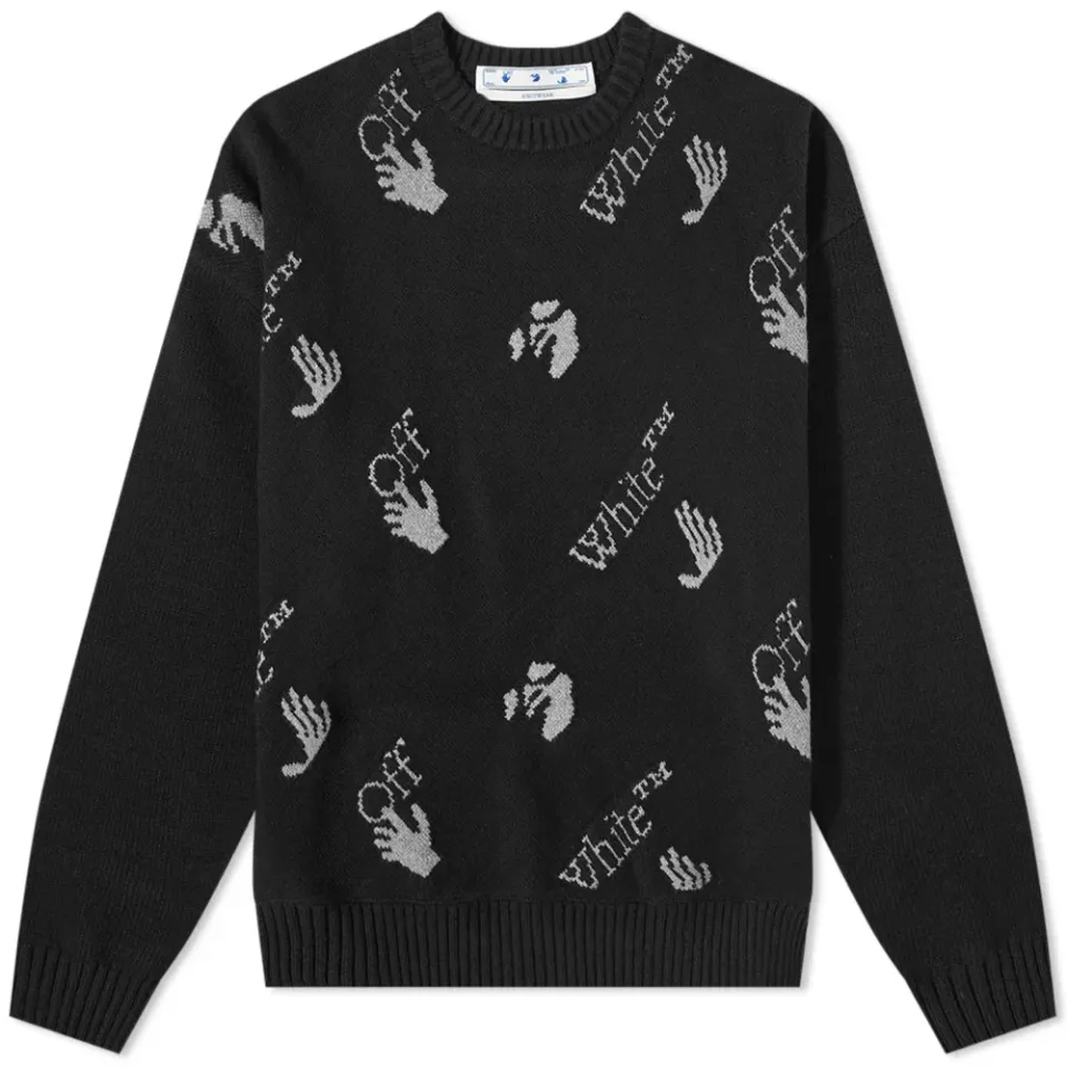 OW Logo Allover Knit