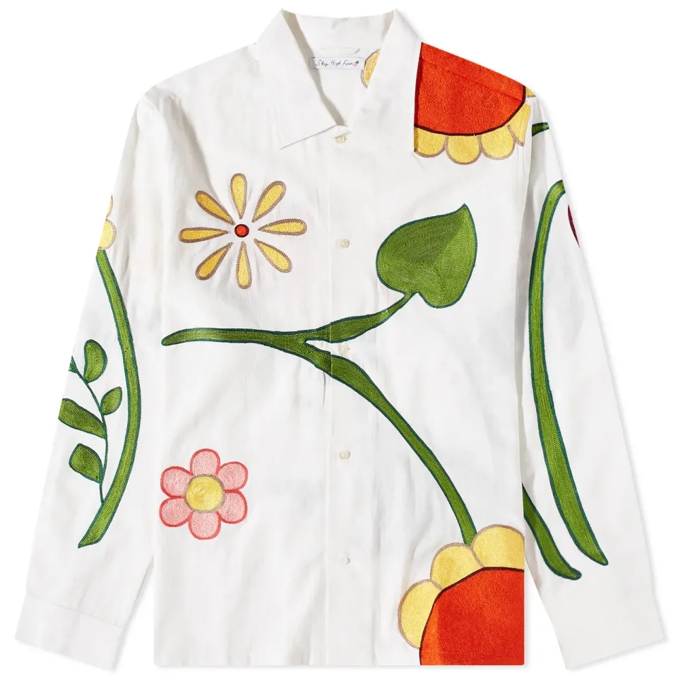 Embroidered Overshirt