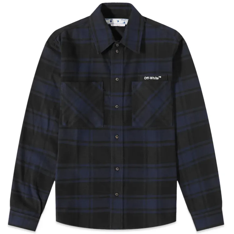Outline Arrows Flannel Shirt