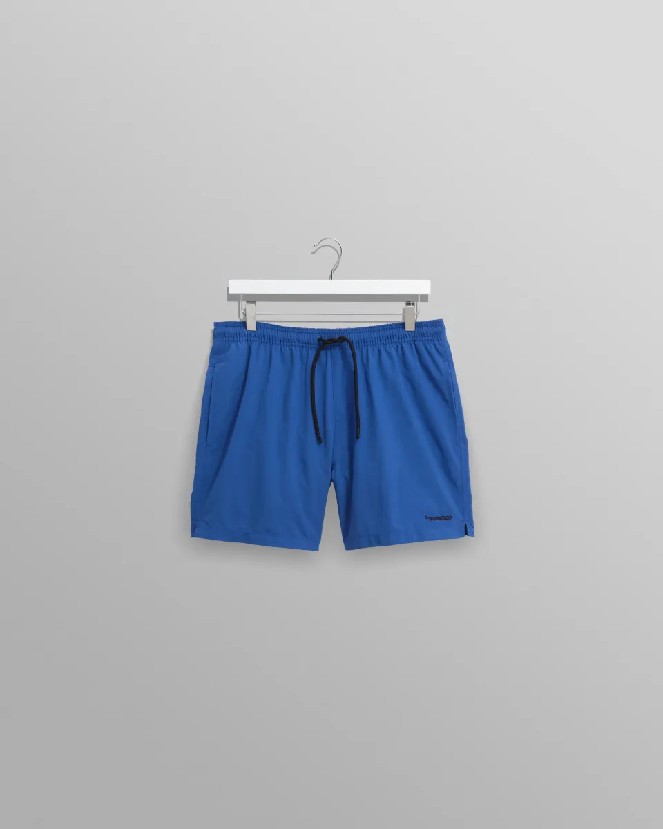 Brockwell - Bright Blue Logo Swim Shorts