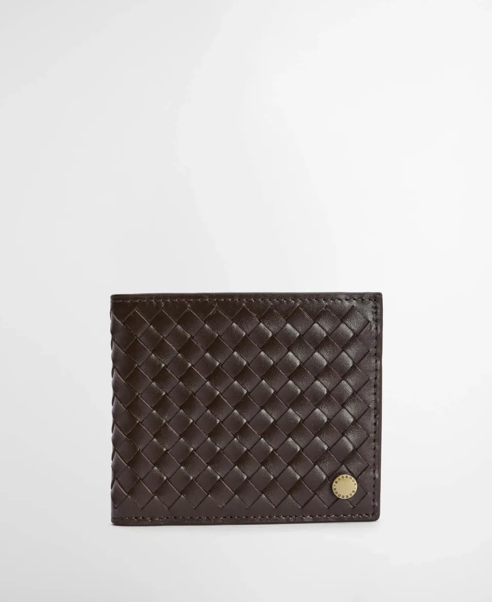 Farne Woven Leather Wallet