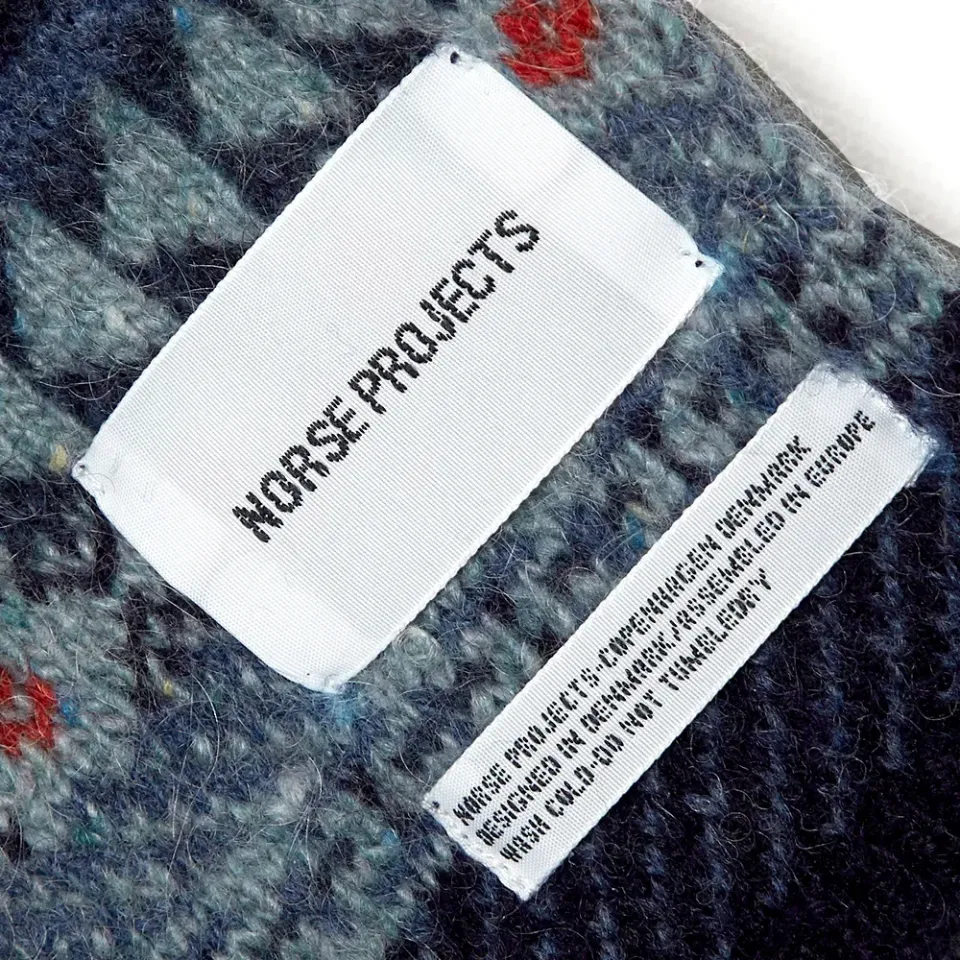 Fairisle Wool Scarf