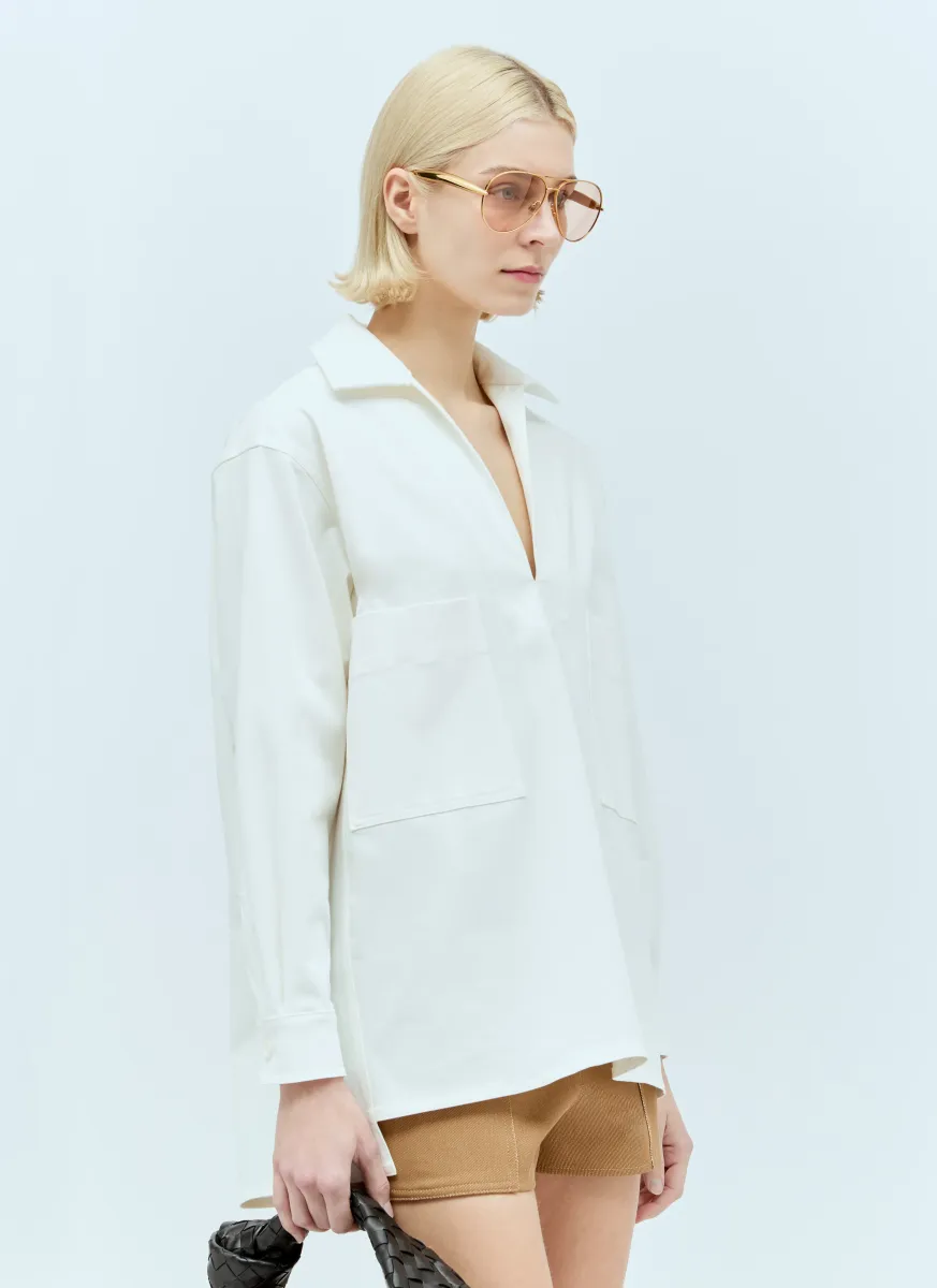 Oversized Poplin Shirt