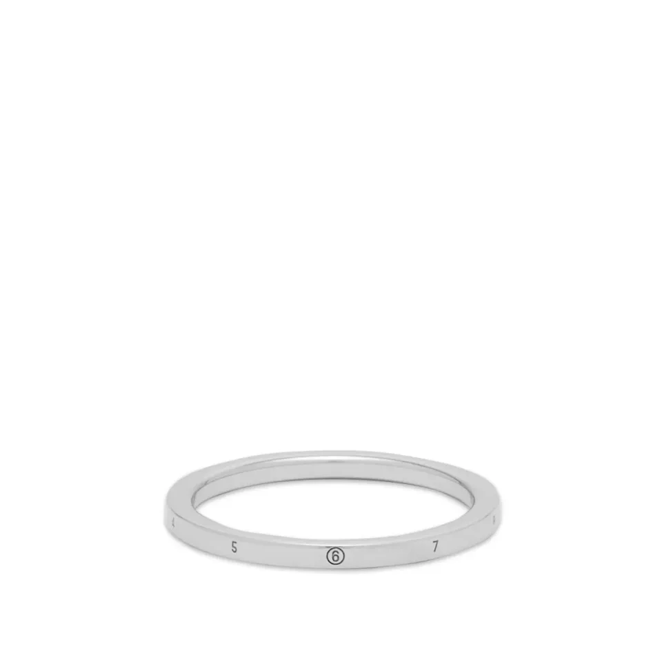 Number Logo Slim Band Ring