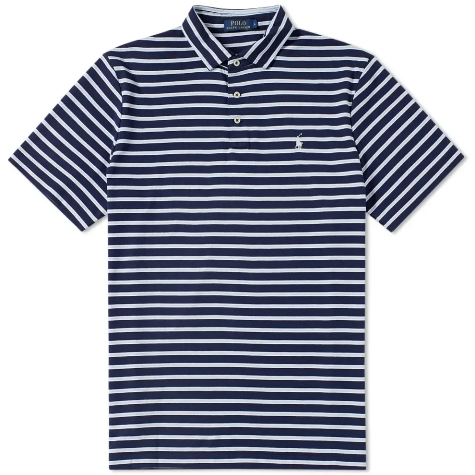 Pima Stripe Polo