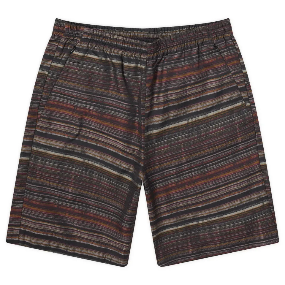 Multi Stripe Basketball Short