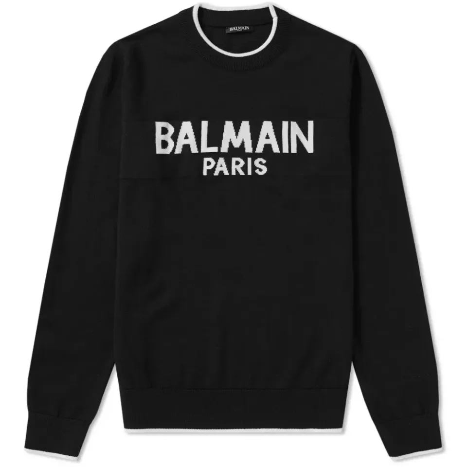 Logo Intarsia Knit