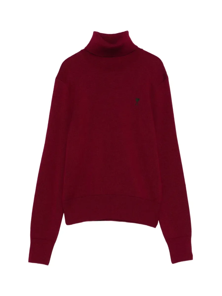 ADC turtle neck jumper Cherry