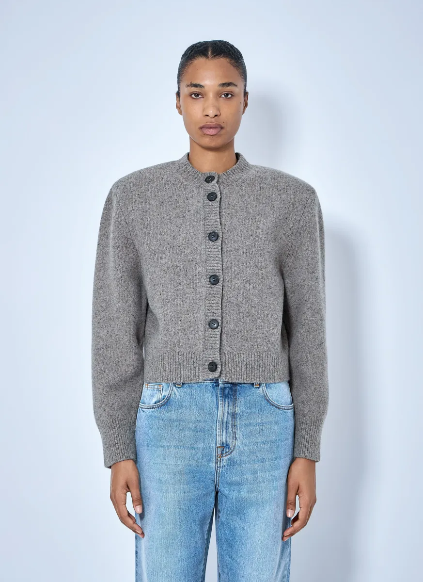Statement Mouliné Cardigan