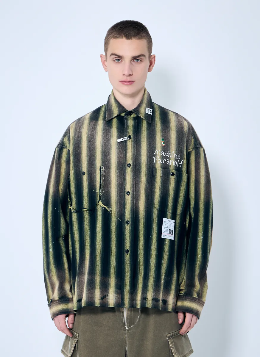 Vintage-Like Striped Shirt