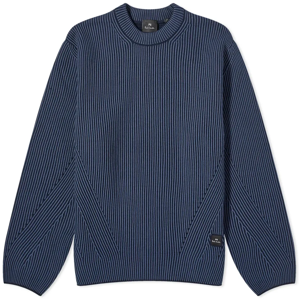 Ribbed Crew Knit