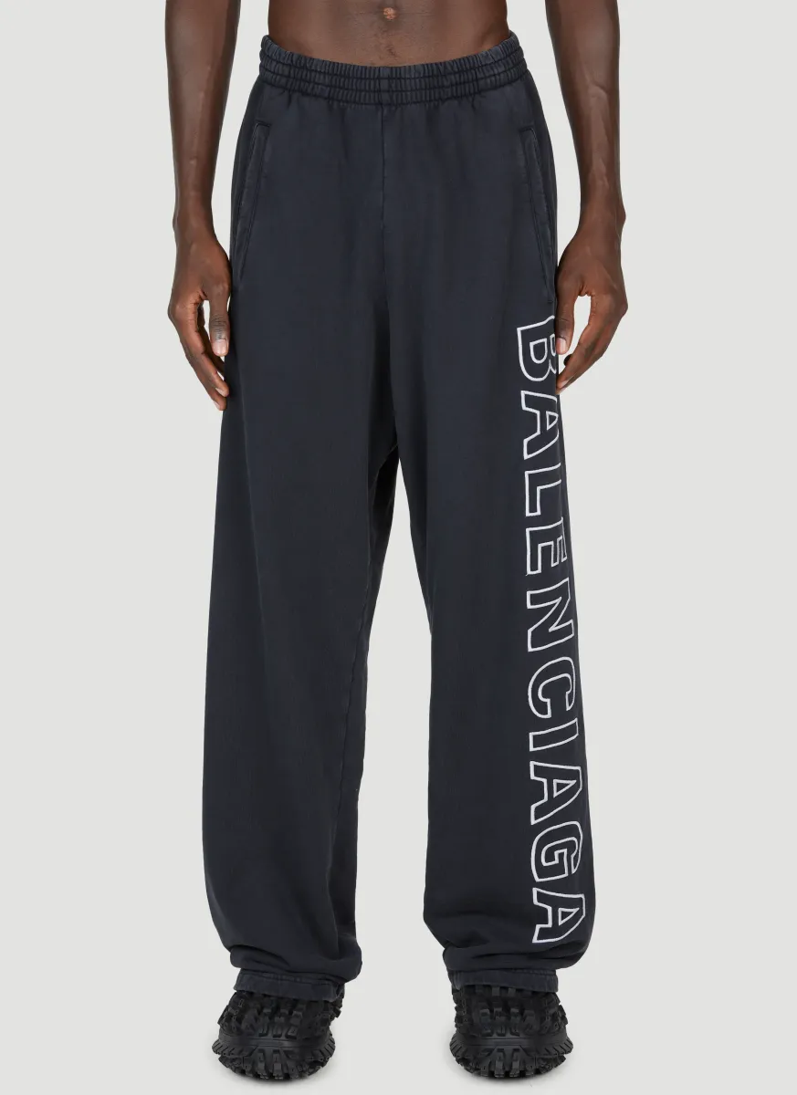Logo Embroidery Track Pants