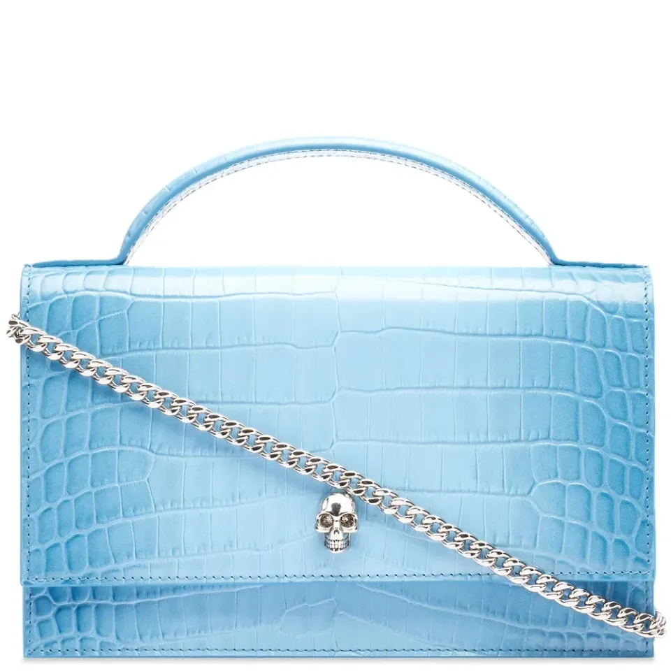 Top Handle Medium Skull Bag