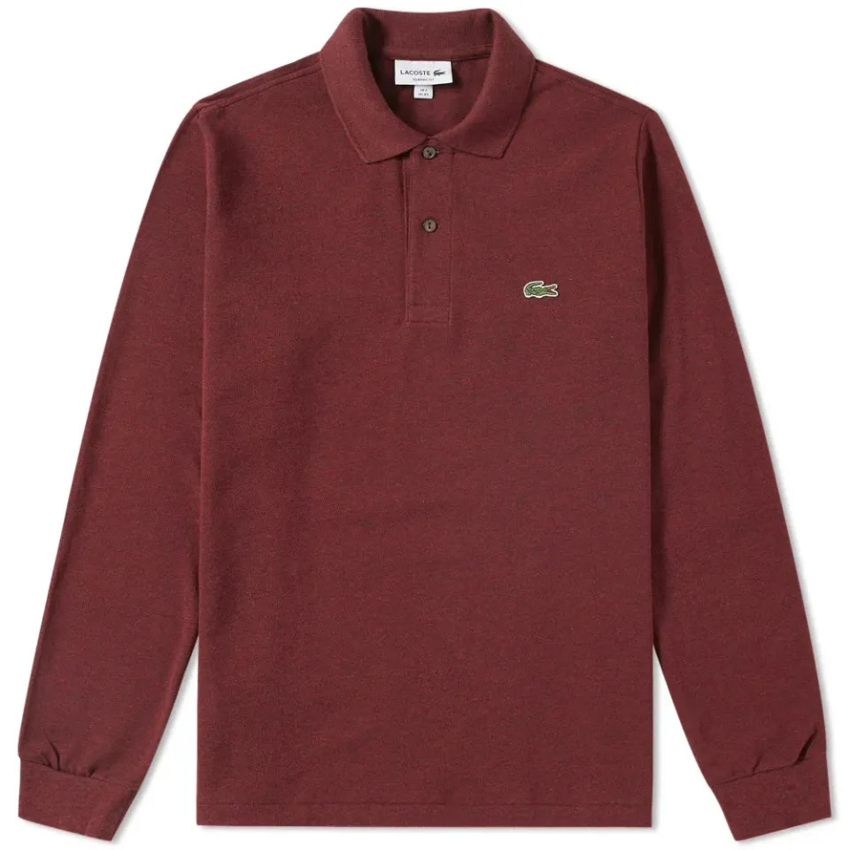 Long Sleeve Marl Classic Fit Polo