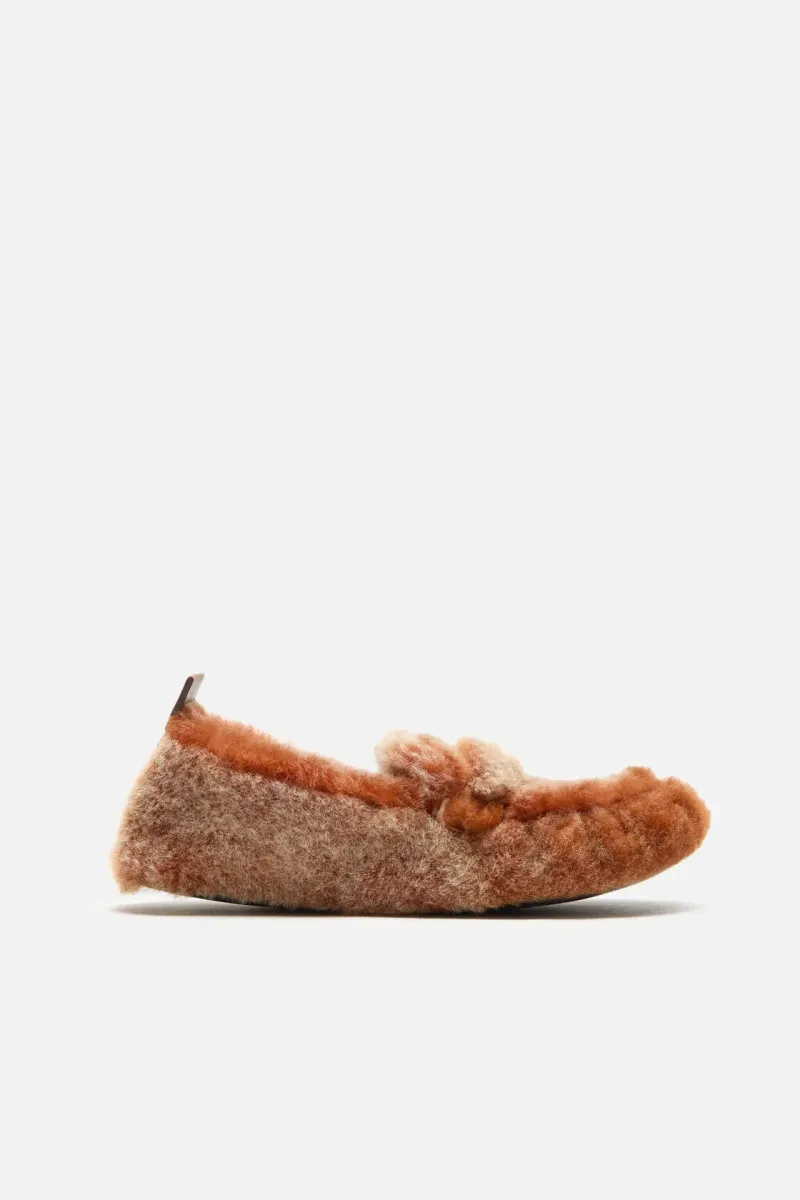 Shearling loafers