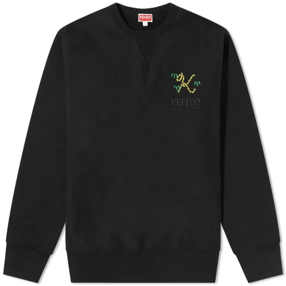 Oversized Tiger K Logo Crew Sweat