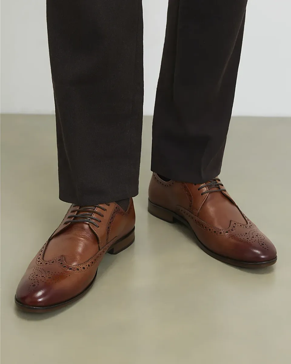 Leather Brogue Shoes