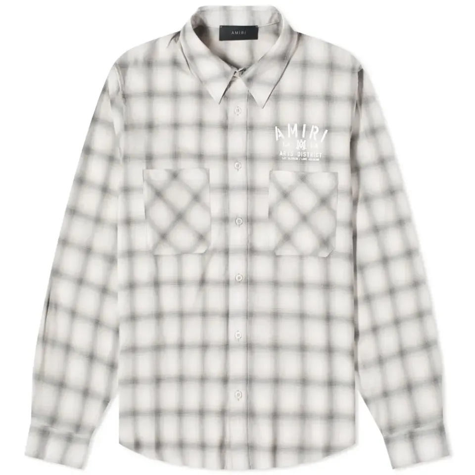 Logo Flannel Checked Shirt