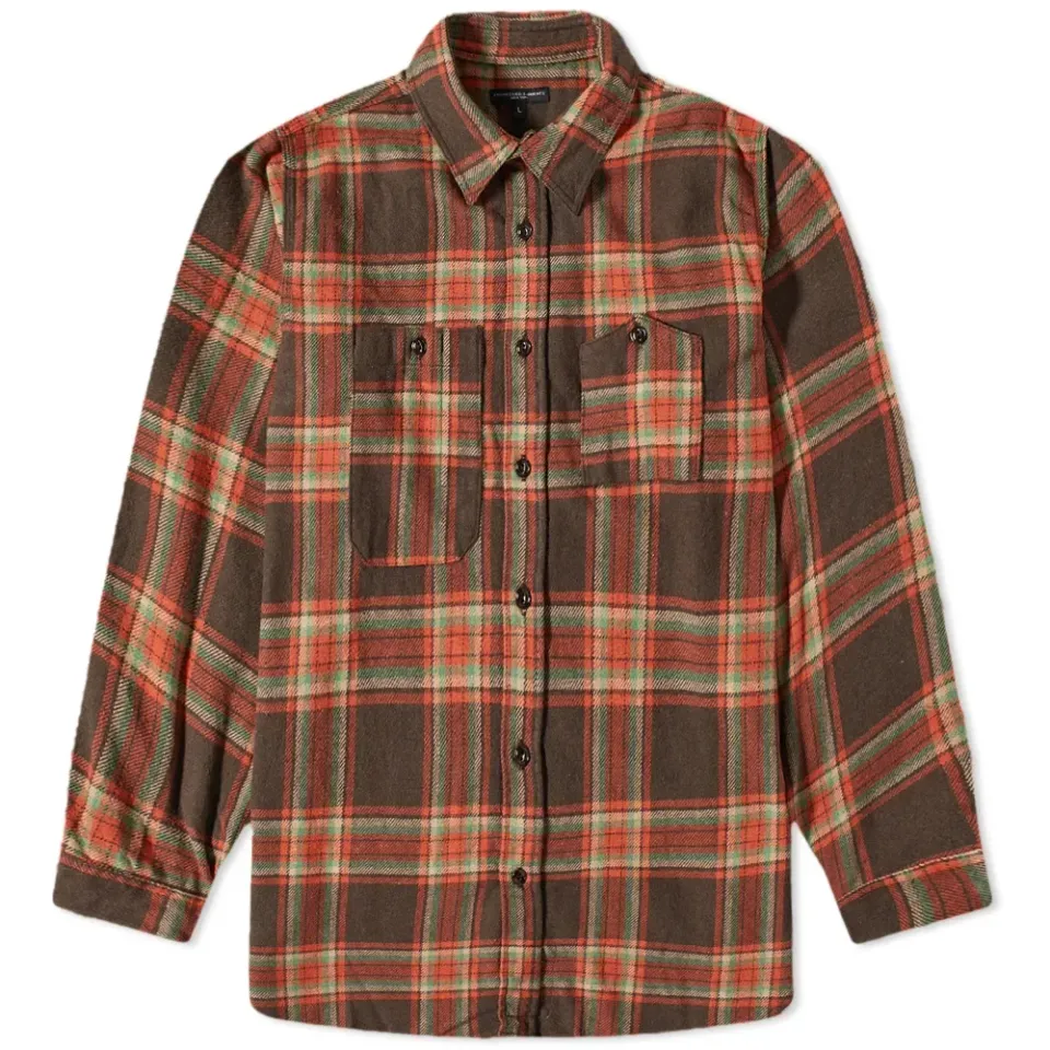 Plaid Flannel Work Shirt