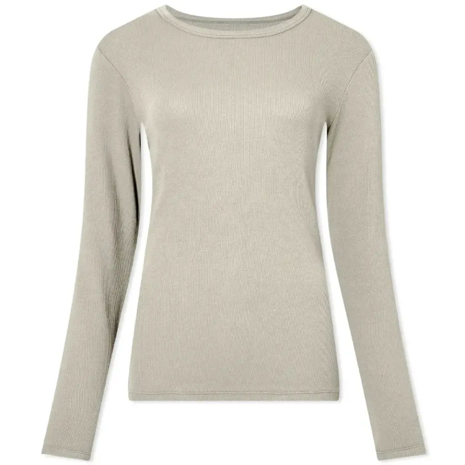 Long Sleeve Organic Rib Tee