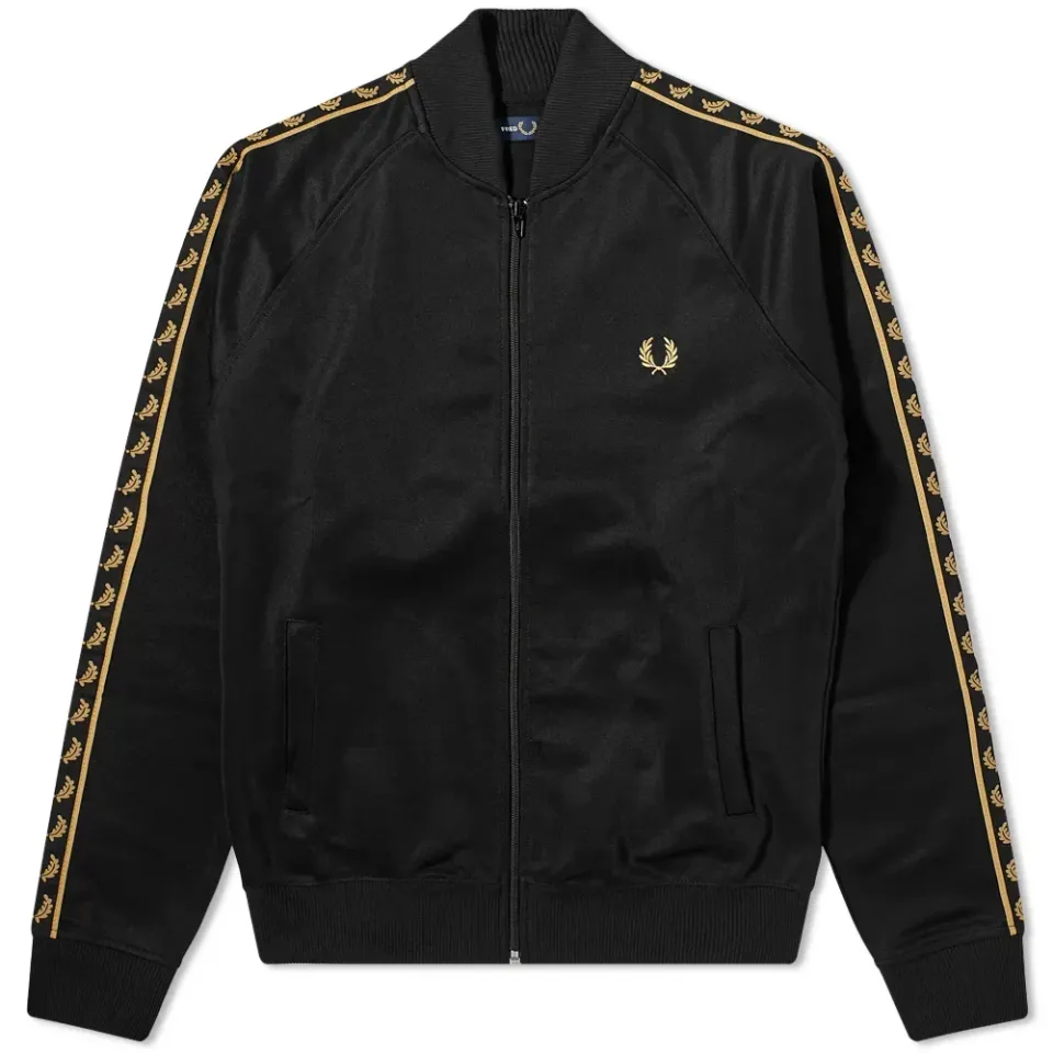 Gold Tape Bomber Track Jacket