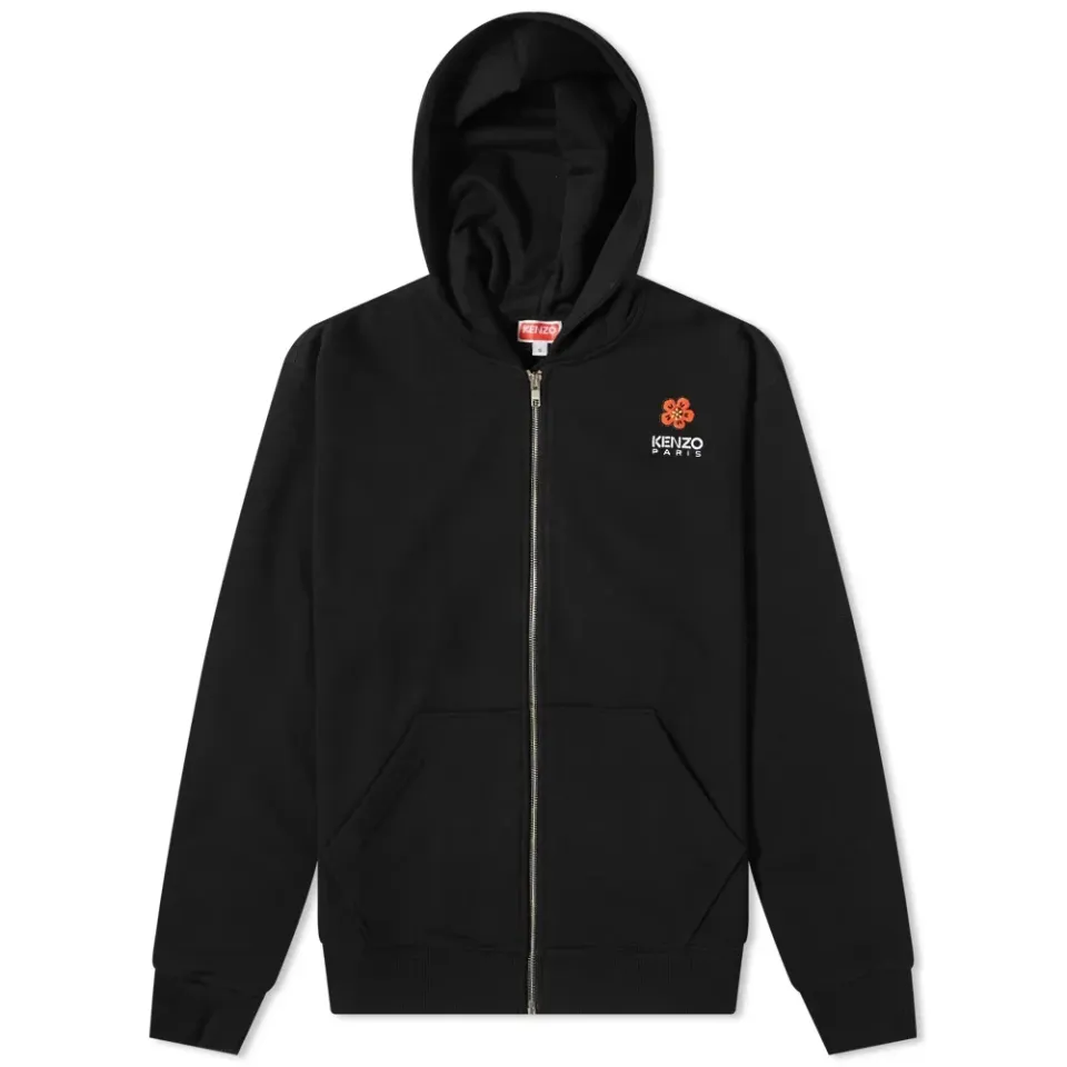 Crest Logo Zip Hoodie