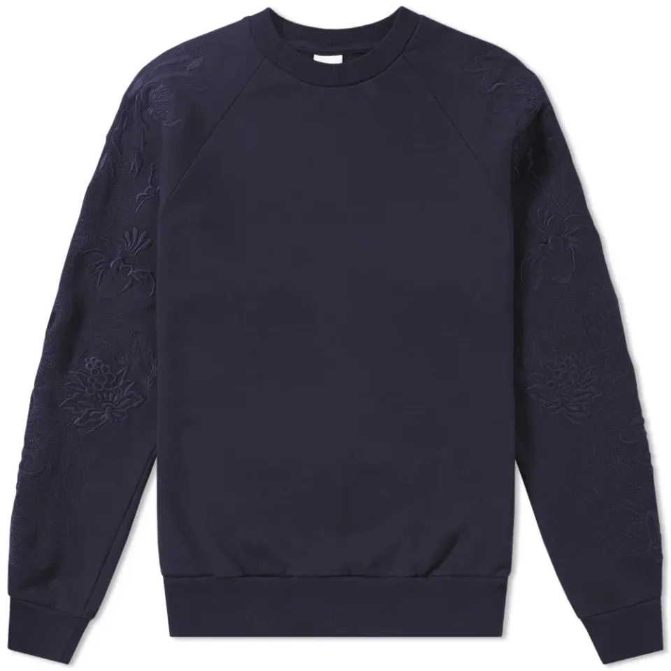 Embroidered Sleeve Sweat