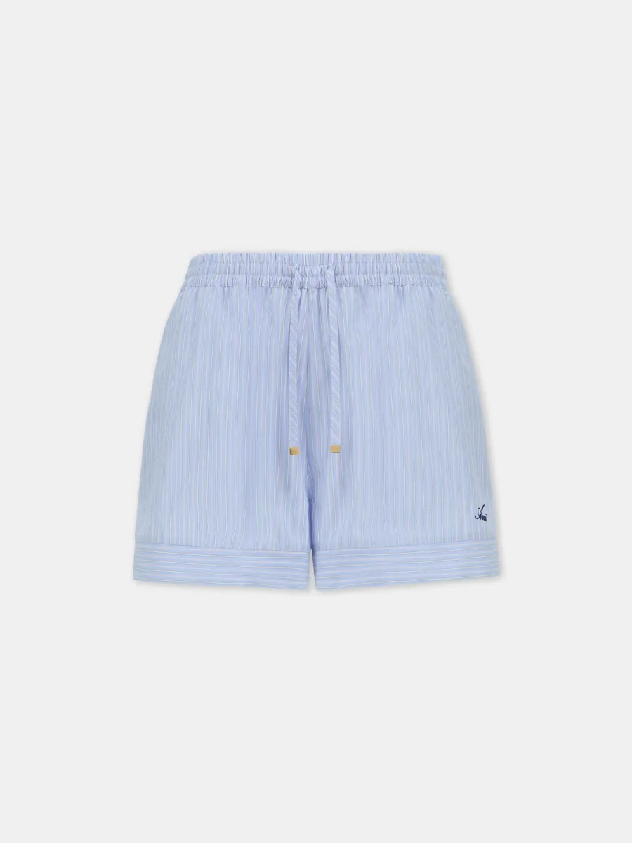 WOMEN - WOMEN'S STRIPED SHORT - Ashley Blue