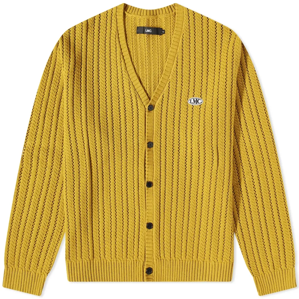 Oval Logo Knit Cardigan
