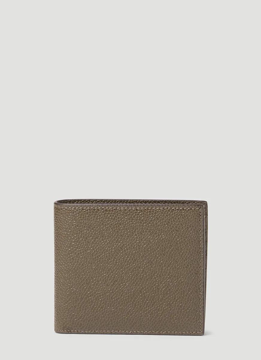 Bi-Fold Pebble Leather Wallet