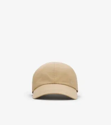 Gabardine Baseball Cap in Flax beige/sand beige